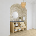 Sunwashed Oak / Parisien Bleu - 3 Faucet Holes