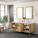 Light Natural Oak / White Zeus - 3 Faucet Holes