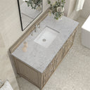 Whitewashed Oak / Eternal Jasmine Pearl - 3 Faucet Holes