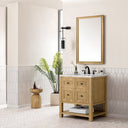 Light Natural Oak / Eternal Jasmine Pearl - 3 Faucet Holes