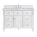 Bright White / Carrara White - 3 Faucet Holes