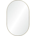 Renwil Beckah 40" Tall Oval Wall Mirror - Yellow
