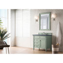 Sage Green / Charcoal Soapstone - 3 Faucet Holes