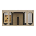 Whitewashed Oak / White Zeus - 3 Faucet Holes