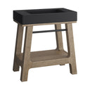 Weathered Timber / Matte Black