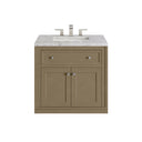 Walnut Whisper / Eternal Jasmine Pearl - 3 Faucet Holes