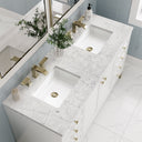 Glossy White / Eternal Jasmine Pearl - 3 Faucet Holes