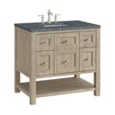 Whitewashed Oak / Parisien Bleu - 3 Faucet Holes