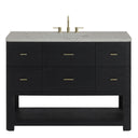 Carbon Oak / Victorian Silver - 3 Faucet Holes