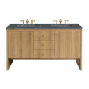 Light Natural Oak / Parisien Bleu - 3 Faucet Holes