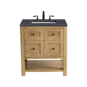 Light Natural Oak / Charcoal Soapstone - 3 Faucet Holes