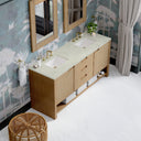 Seaside Oak / Victorian Silver - 3 Faucet Holes