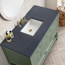 Smokey Celadon / Charcoal Soapstone - 3 Faucet Holes