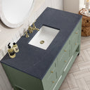 Smokey Celadon / Charcoal Soapstone - 3 Faucet Holes