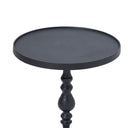 Renwil Yates Indoor Cast Aluminum Side Table - Matte Black
