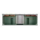 Smokey Celadon / Victorian Silver - 3 Faucet Holes