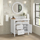 Bright White / White Zeus - 3 Faucet Holes