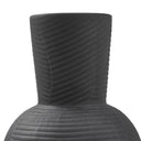 Renwil Icarus Indoor Ceramic Stoneware Vase - Matte Black