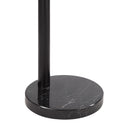 Renwil Folia 87" Tall Matte Black Floor Lamp with Dome Iron Shade