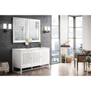 Glossy White / White Zeus - 3 Faucet Holes