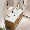 Amber Birch / White Zeus - 1 Faucet Hole