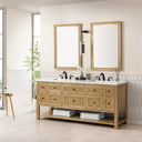 Light Natural Oak / White Zeus - 3 Faucet Holes