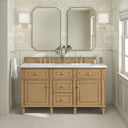 Light Natural Oak / White Zeus - 3 Faucet Holes