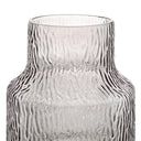 Renwil Hyacinth Indoor Mouth Blown Glass Glass Vase - Grey Te xture