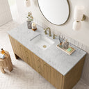 Light Natural Oak / Eternal Jasmine Pearl - 3 Faucet Holes