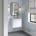 Glossy White / Glossy White - 1 Faucet Hole