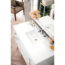 Glossy White / White Zeus - 3 Faucet Holes