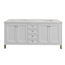 Glossy White / Eternal Jasmine Pearl - 3 Faucet Holes