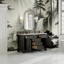 Black Onyx / White Zeus - 3 Faucet Holes