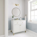 Glossy White / Lime Delight - 3 Faucet Holes