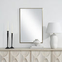 Renwil Pia 36" H x 24" W Wall Mirror - Yellow