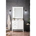 Glossy White / White Zeus - 1 Faucet Hole