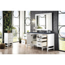 Glossy White / Charcoal Soapstone - 3 Faucet Holes