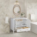 Bright White / Eternal Jasmine Pearl - 3 Faucet Holes