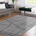 Renwil Mantle 7'10 x 10'2 Power Loomed Indoor Rug - Grey