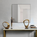 Renwil Greer Wall 35.5" Tall Square Wall Mirror - Black