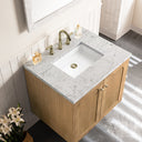 Light Natural Oak / Eternal Jasmine Pearl - 3 Faucet Holes