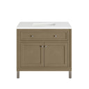 Walnut Whisper / White Zeus - 3 Faucet Holes