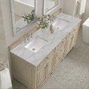 Whitewashed Oak / Victorian Silver - 3 Faucet Holes