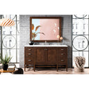 Mid-Century Acacia / Carrara White - 3 Faucet Holes