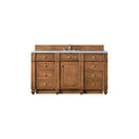 Saddle Brown / Carrara White - 3 Faucet Holes