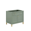Smokey Celadon / White Zeus - 3 Faucet Holes