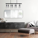 Renwil Delphinus 46" Tall Rectangle Wall Mirror - Grey