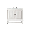 Glossy White / Eternal Jasmine Pearl - 3 Faucet Holes