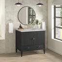 Carbon Oak / Victorian Silver - 3 Faucet Holes
