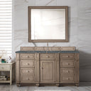 Whitewashed Walnut / Parisien Bleu - 3 Faucet Holes